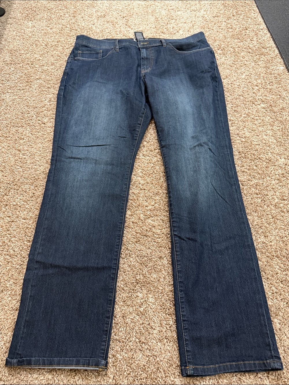 Travis Mathew Men's Relaxed Jeans - Dark Blue Wash